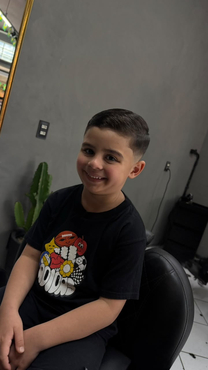 Corte realizado na Barbearia Gustta Cortes