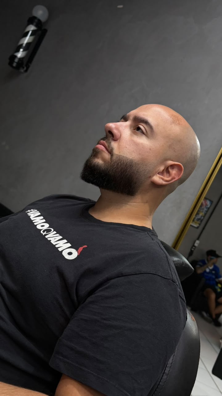 Corte realizado na Barbearia Gustta Cortes